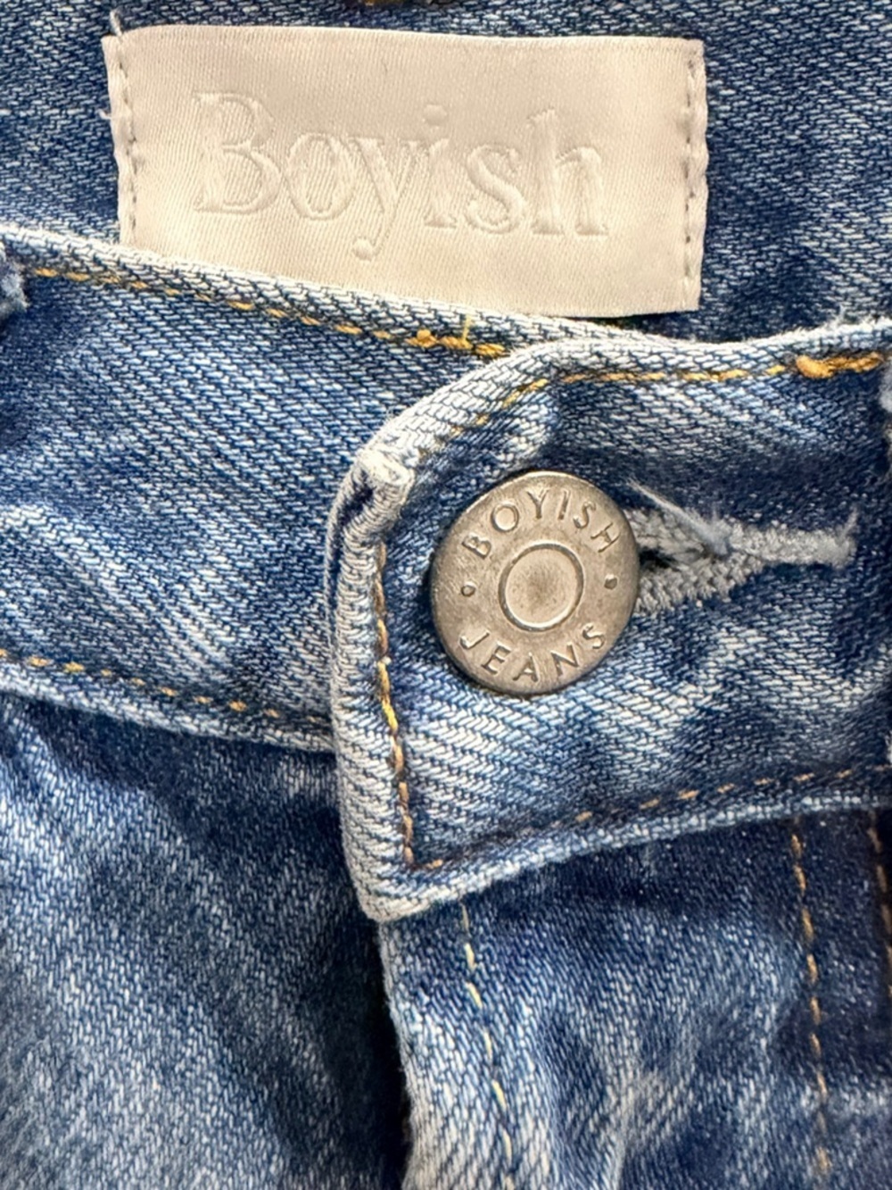 Boyish Billy Easy Rider Distressed Straight Leg Jeans Size 25 - Picture 8 of 13